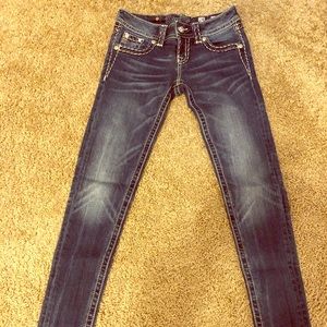 Size 24 MissMe jeans.